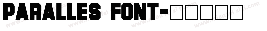 Paralles Font字体转换